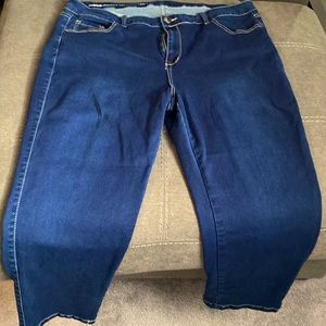 Avenue denim straight leg jeans